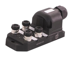 Harting 090700001200 Sensor Distribution BOX M12-4P 4PORT New