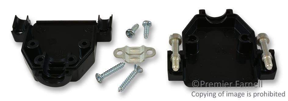 HARTING 09670150442 D SUB HOOD, SIZE DA, THERMOPLASTIC BLACK