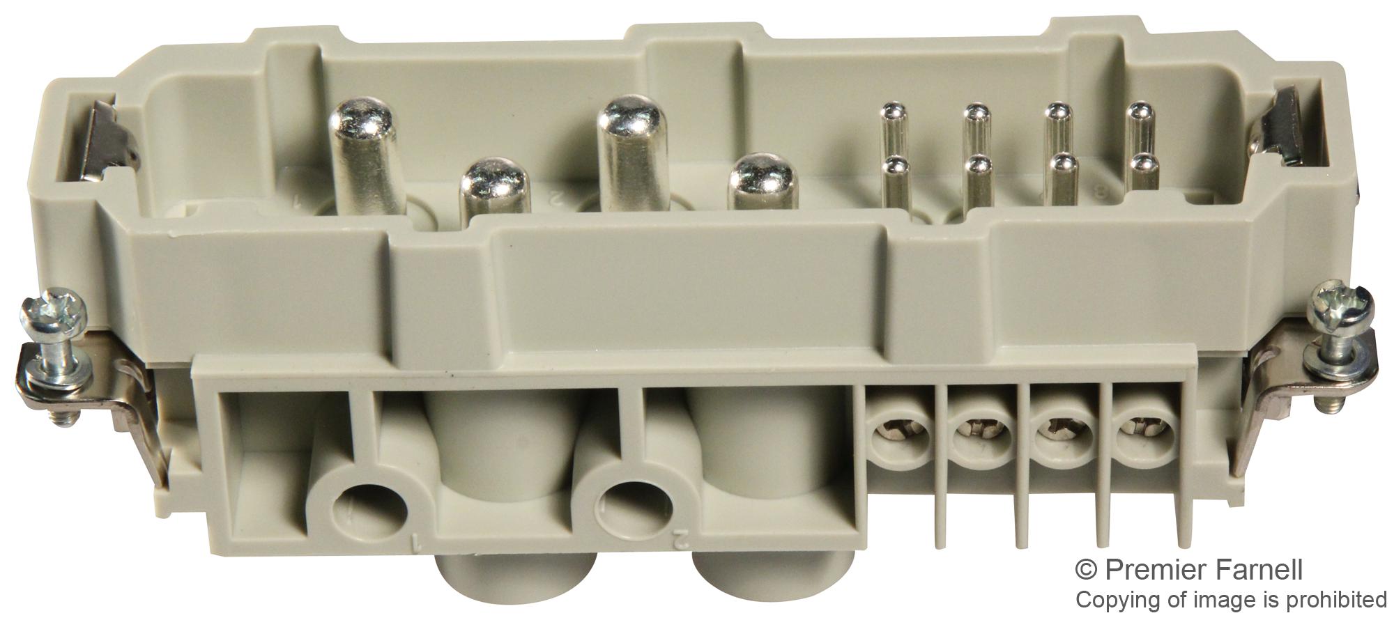 Harting 09380122601 Rectangular HAN Insert Plug 12WAY Screw