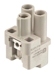Harting 09120023151 Heavy Duty Connector Insert Han Q Series 3 Contacts 3A Receptacle