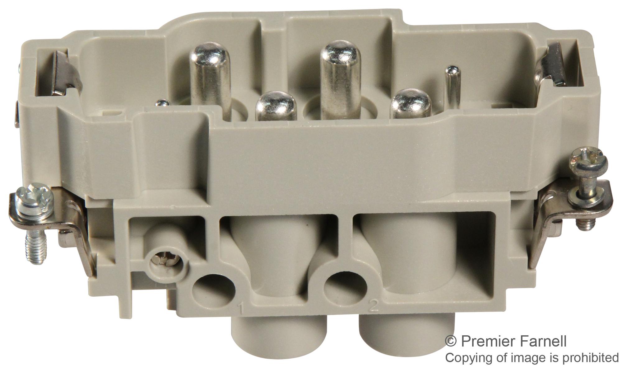 Harting 09380062601 09380062601 Rectangular HAN Insert Plug 6WAY Screw