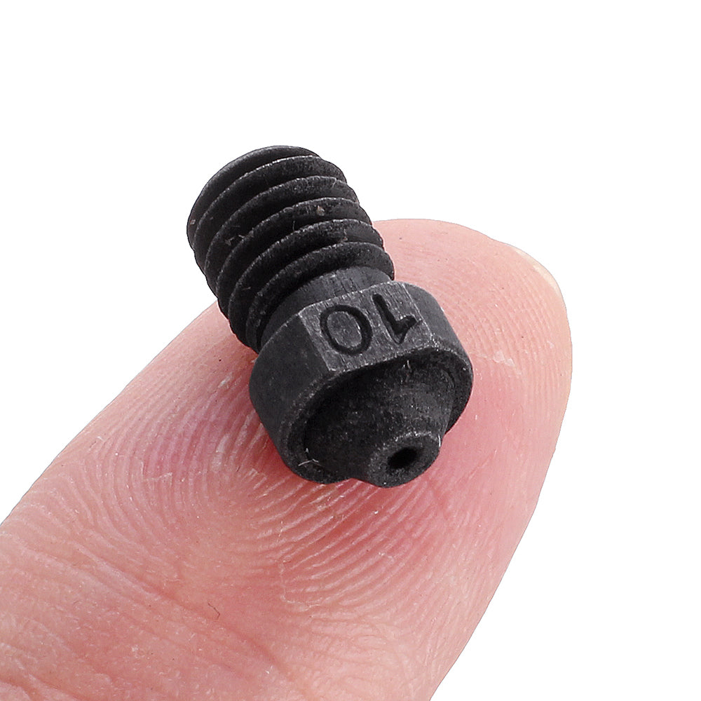 0.4/0.6/0.8/1.0mm Upgraded Hardened Steel Nozzle High Temperature Super Hard 3D Printer Part