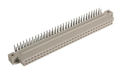 HARTING 09724646801 DIN 41612 Connector, 64 Contacts, Receptacle, 2.54 mm, 2 Row, a + b