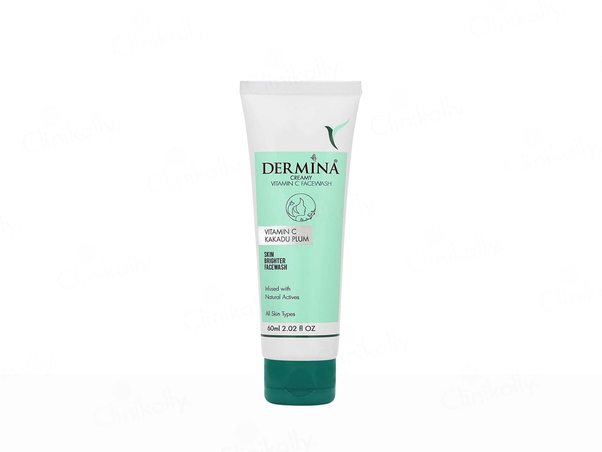 Dermina Creamy Vitamin C Skin Brightening Facewash