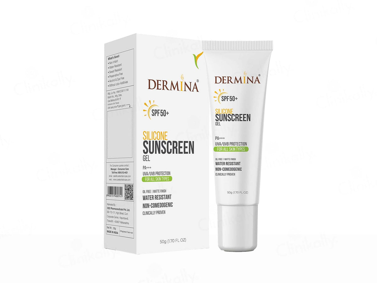 Dermina Silicone Sunscreen Gel SPF 50+ PA+++