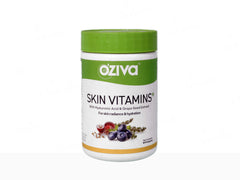 OZiva Skin Vitamins With Hyaluronic Acid and Grape Seed Extract Capsule