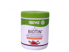 OZiva Biotin 10000+ mcg Powder for Stronger Hair & Healthier Skin