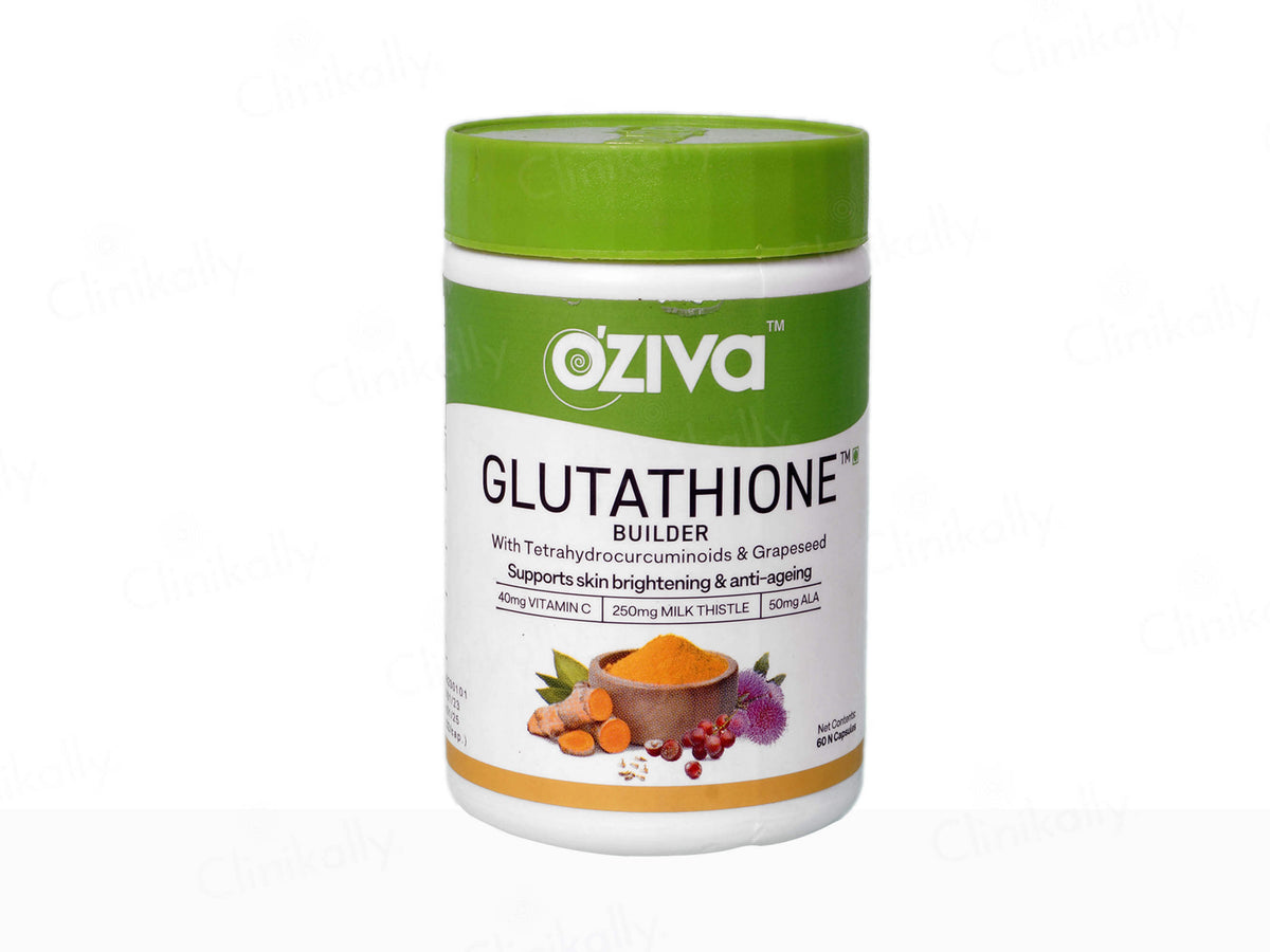 OZiva Glutathione Builder Skin Brightening & Anti-Ageing Capsule