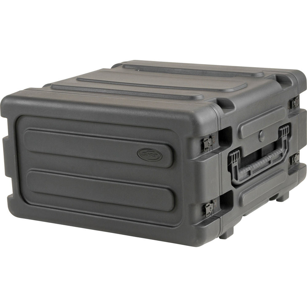 SKB 4U Roto Shockmount Rack Case (20" Deep,4 Rack Spaces, Black)