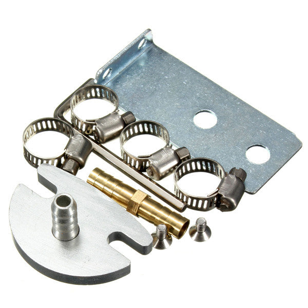 0-140 PSI Blue Fuel Pressure Regulator Adjustable Pressure Gauge