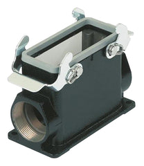 HARTING 19370160272 Heavy Duty Connector, M32, Base, Panel Mount, Aluminium Body, 2 Lever, 16B