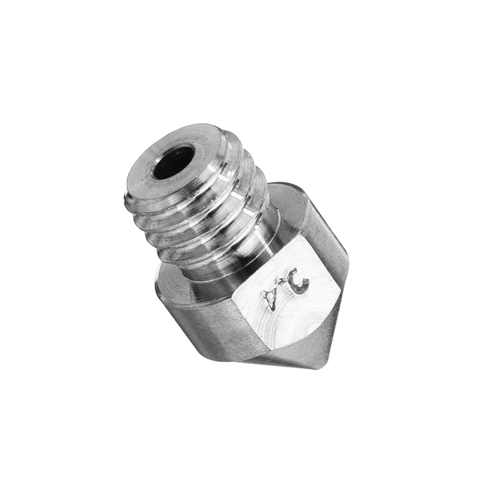 0.3mm/0.4mm/0.6mm/0.8mm/1.0mm/1.2mm/1.5mm TC4 Titanium Alloy M6 Thread Nozzle For 3D Printer