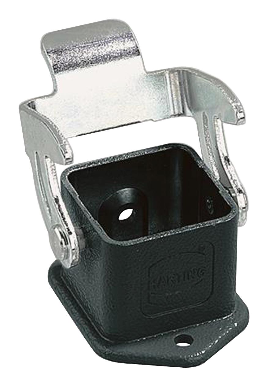 HARTING 09370030301 Heavy Duty Connector, Base, Bulkhead Mount, Zinc Body, 1 Lever, 3A
