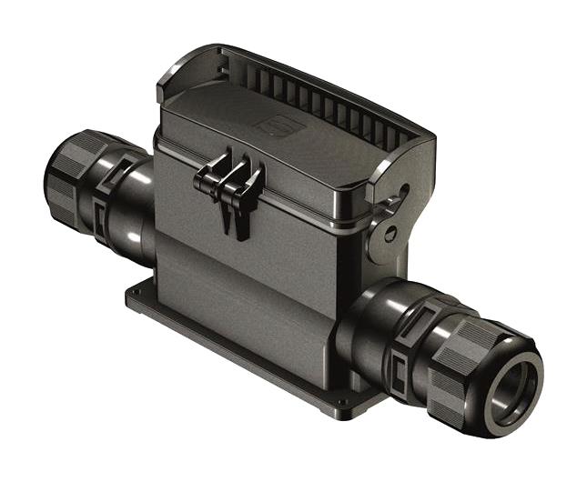 Harting 19433240298 Heavy Duty Housing 24B 1 Lever Cable New