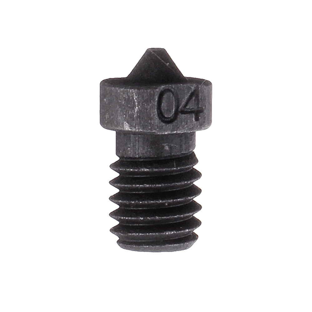 0.4/0.6/0.8/1.0mm Upgraded Hardened Steel Nozzle High Temperature Super Hard 3D Printer Part