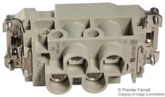 Harting 09380062601 09380062601 Rectangular HAN Insert Plug 6WAY Screw