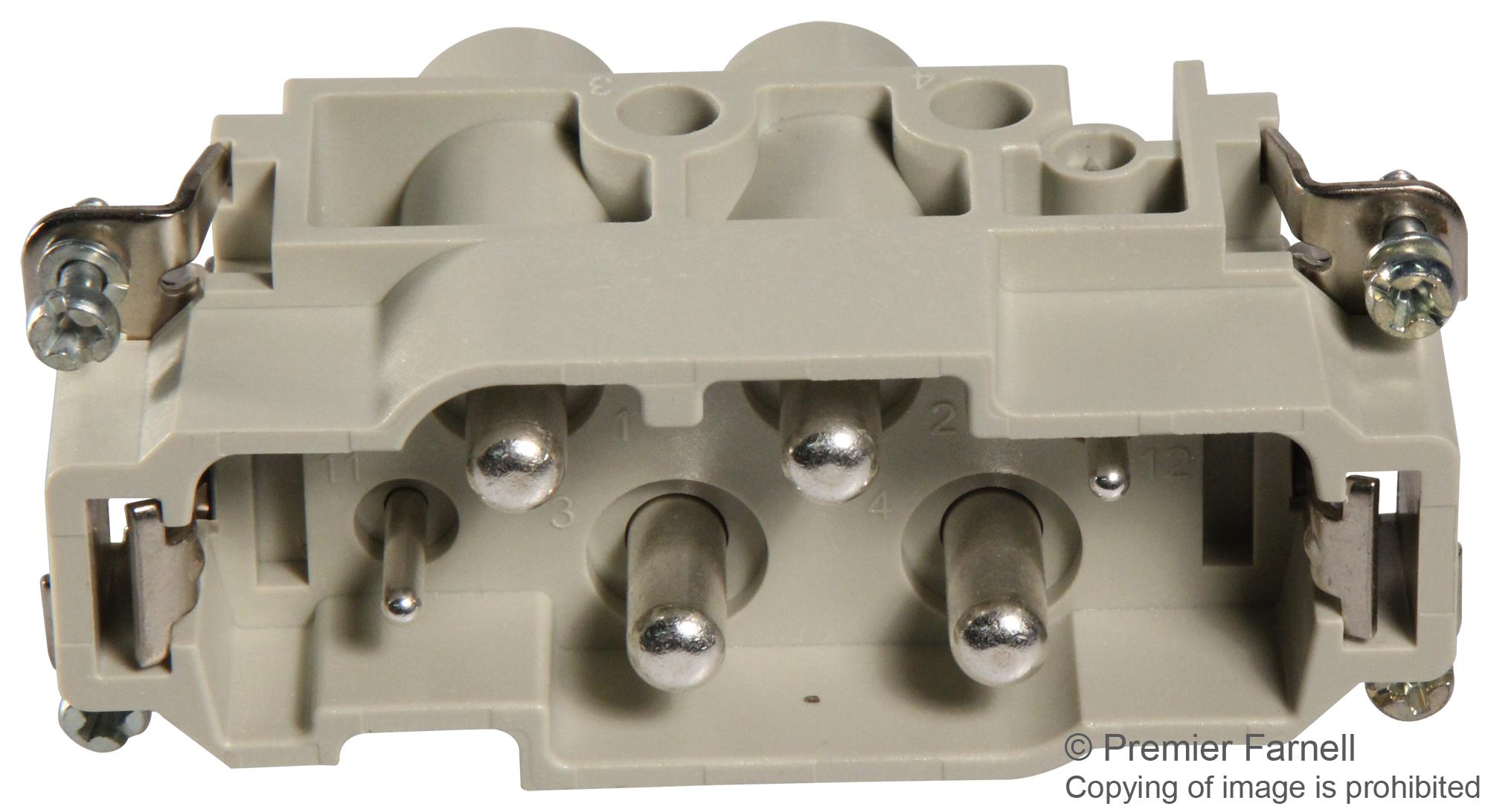 Harting 09380062601 09380062601 Rectangular HAN Insert Plug 6WAY Screw