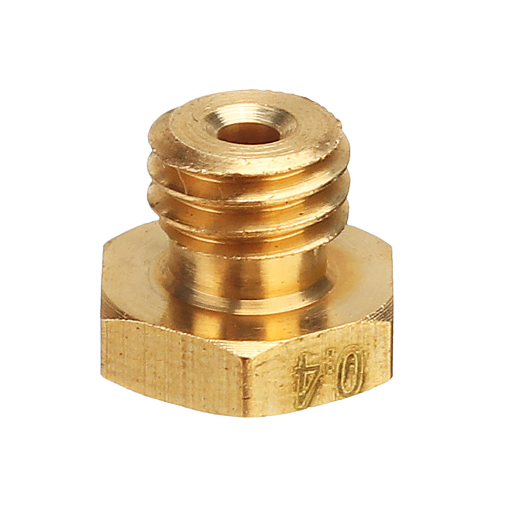 0.4mm M6 Thread Screw Mixed/Dual-Color Single Head Nozzle for 3D Printer 1.75mm Filament