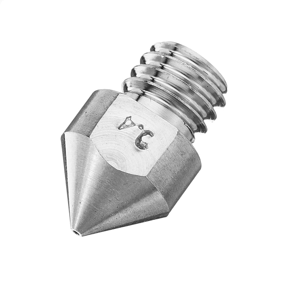 0.3mm/0.4mm/0.6mm/0.8mm/1.0mm/1.2mm/1.5mm TC4 Titanium Alloy M6 Thread Nozzle For 3D Printer
