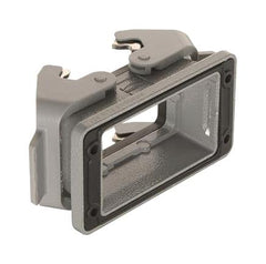 Harting 09300100392 Heavy Duty Connector 0 Base Bulkhead Mount Aluminium Body 2 Lever 10B