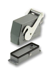 Harting 09 30 024 0381 09 0381 Heavy Duty Connector Single Peg for Central Lever Base Bulkhead Mount Aluminium Body 1