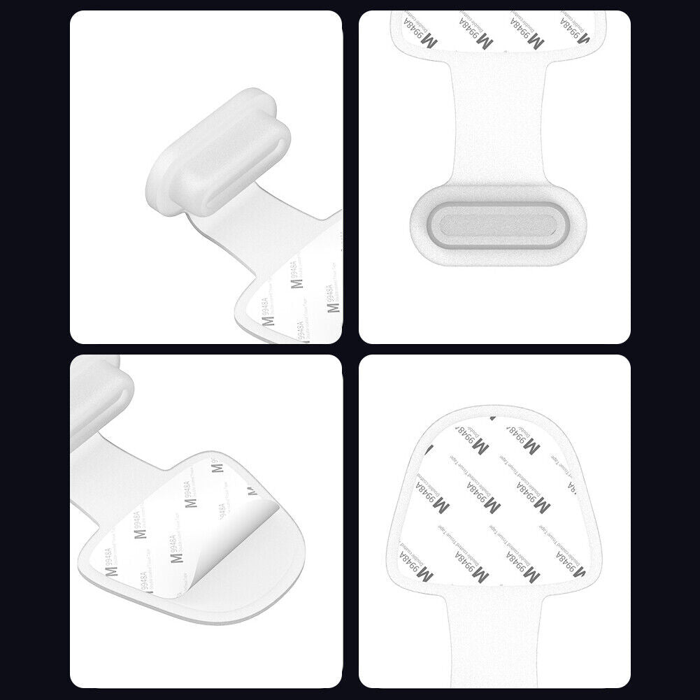 #A Type C/8Pin Silicone Phone Charging Port Dust Plug Anti Lost Charger Dock Cov