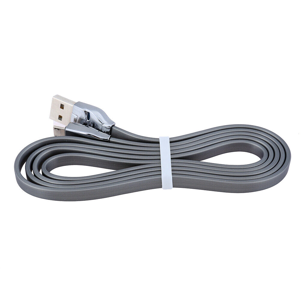 1.2M 2.4A Alloy Enclosure Micro USB TPE Fast Charging Cable for Android Device