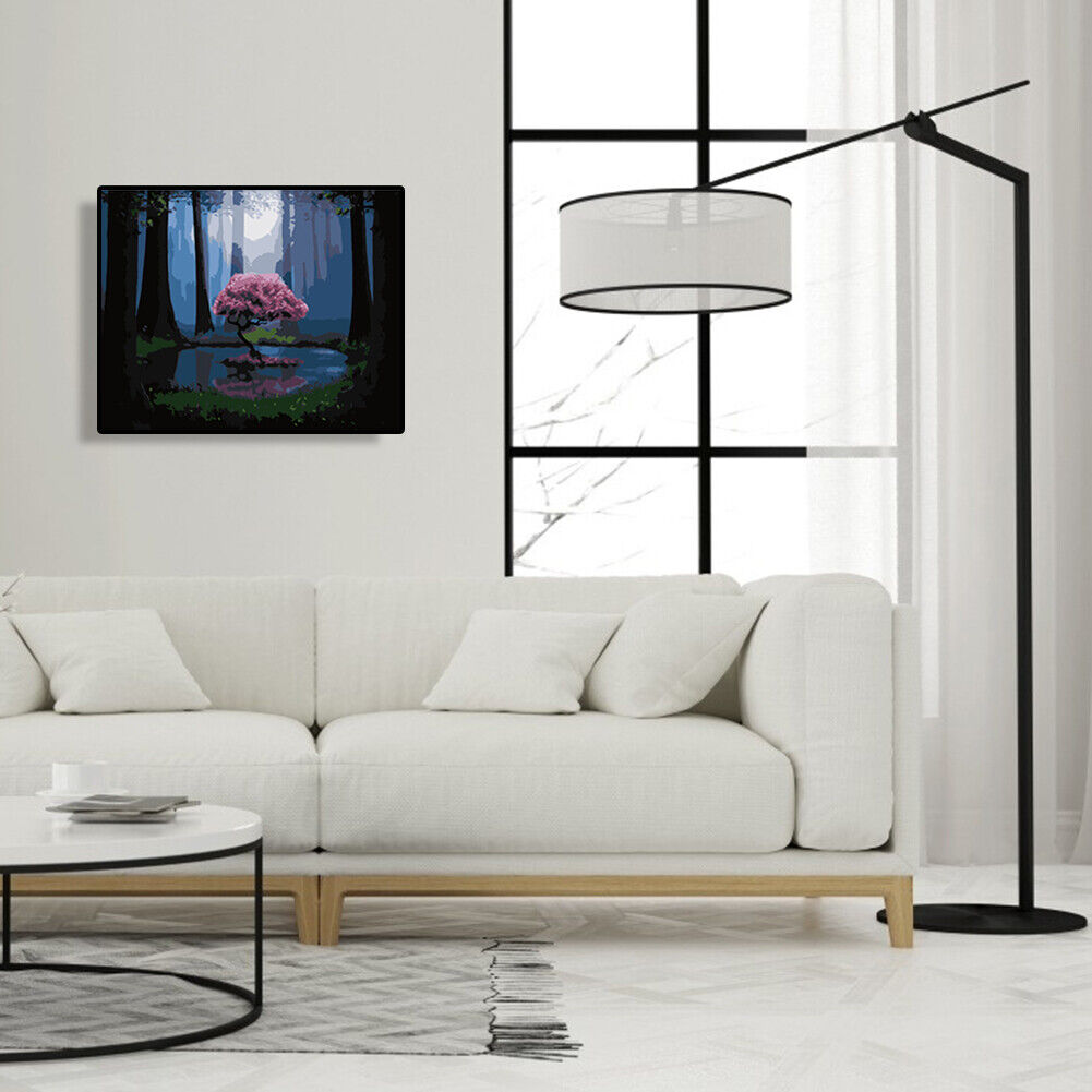 1 Set Acrylic Drawing On Canvas Wall Art DIY Oil Painting Home Decor Craft