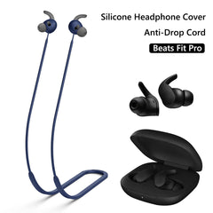 #A Silicone Anti-lost Rope Waterproof Soft Earphone Neck Lanyard for Beats Fit