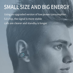 #A Single Earbuds Bluetooth-compatible 5.0 Headset Stereo Wireless Headst for Vi