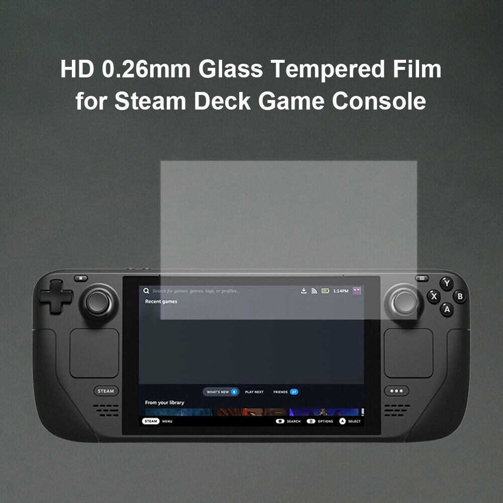 0.26mm HD Protective Glass for Steam Deck Console 9H Tempered Film Protector