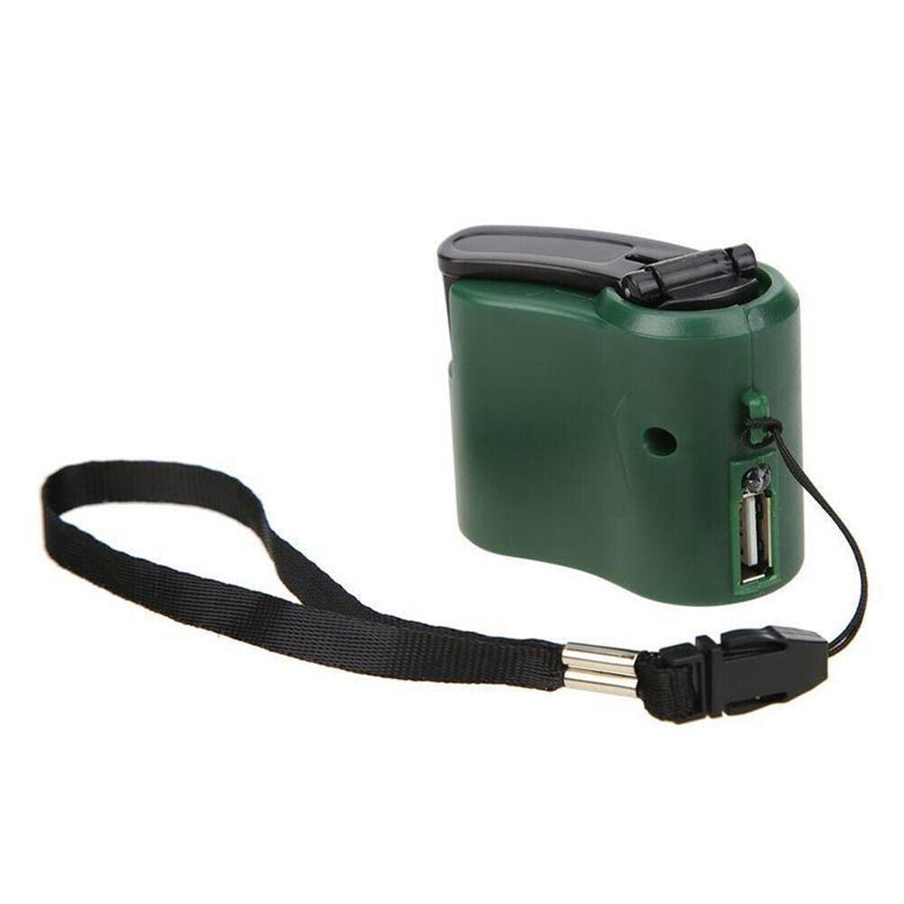 #A USB Emergency Charger Hand Crank Power Generator Outdoor Travel Survival Tool