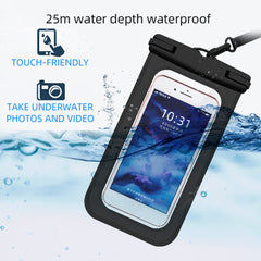 #A PVC Waterproof Phone Protective Case Beach Diving Swimming Mobile Phone Bags