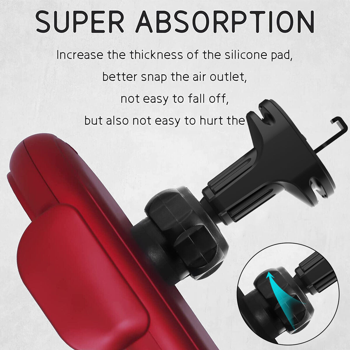 #A Wireless Car Charger Auto Clamping Air Vent Phone Holder Compatible with iP