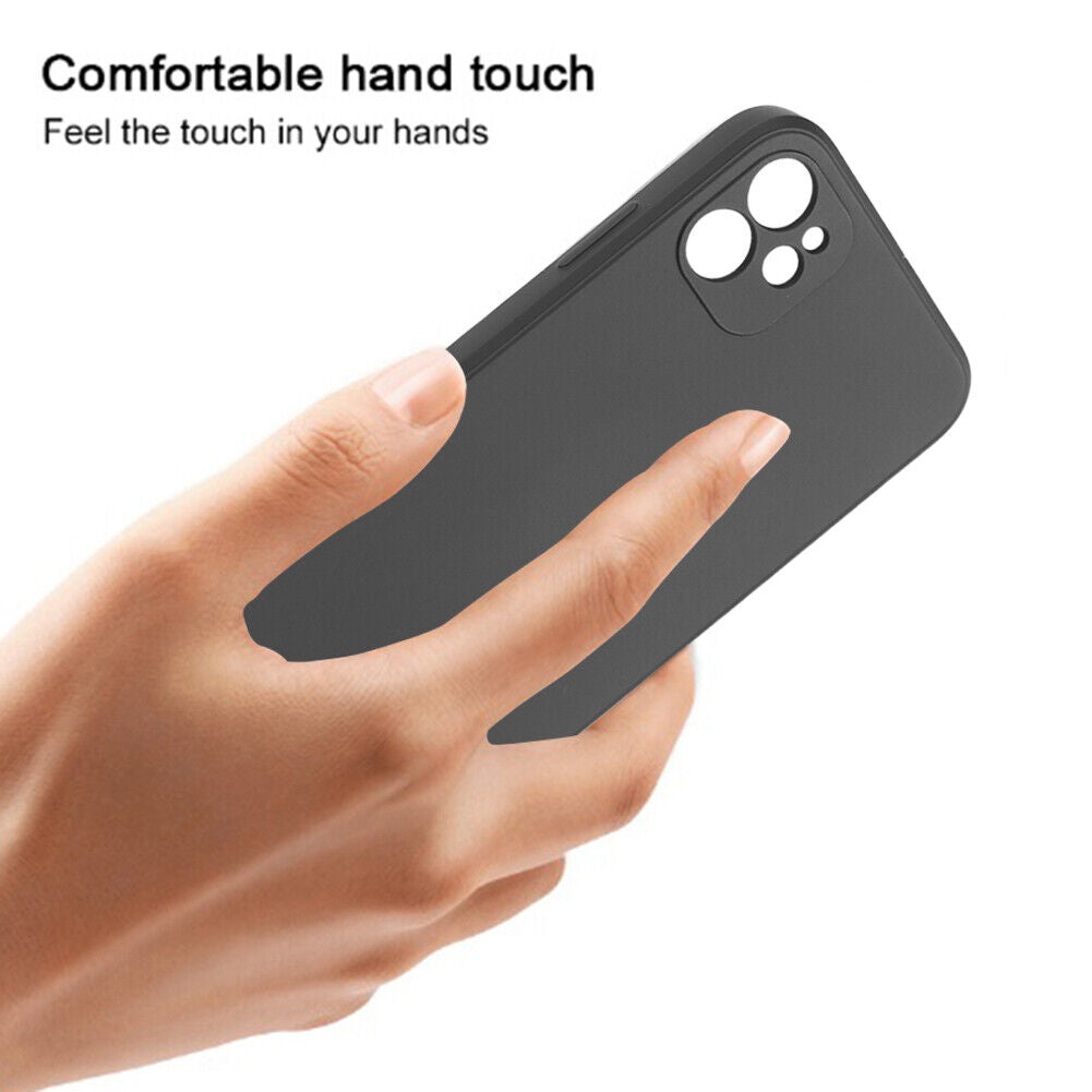 #A Mobile Phone Case Soft Liquid Silicone Phone Bumper Back Cover Shell for Phon