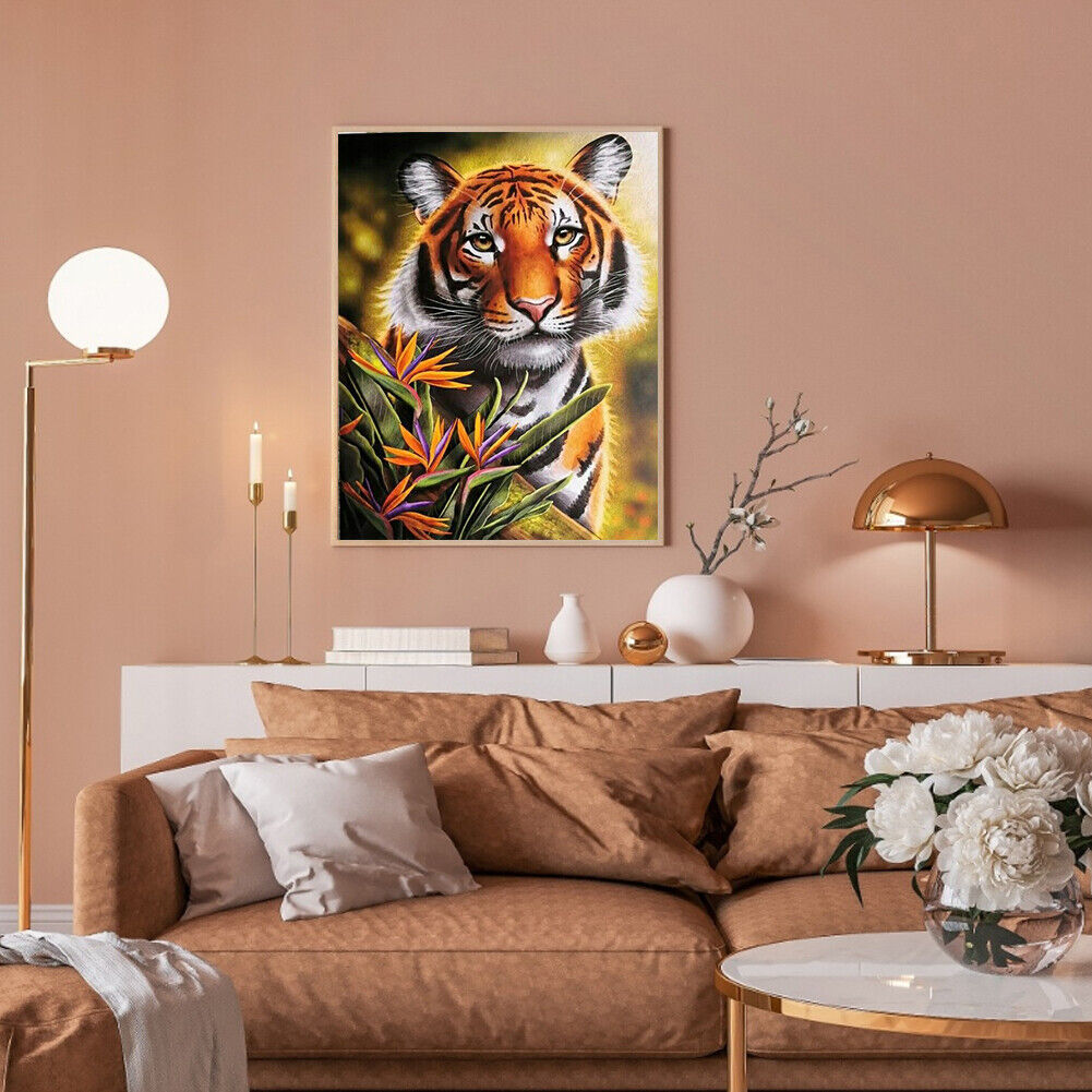 #A Beast Oil Paint By Numbers Kit DIY Canvas Wall Art Picture Craft Home Decorat