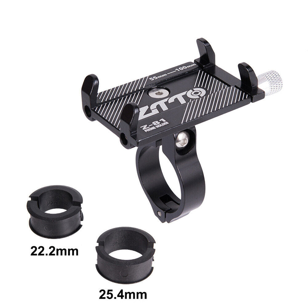 ZTTO Z-81 Bicycle Scooter Phone Holder MTB Bike Bracket Phone Stand (Black)
