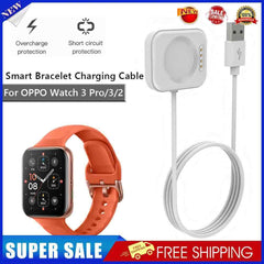 #A 100cm/80cm Charging Dock Replacement Charger Cradle for OPPO Watch 3 Pro / 3