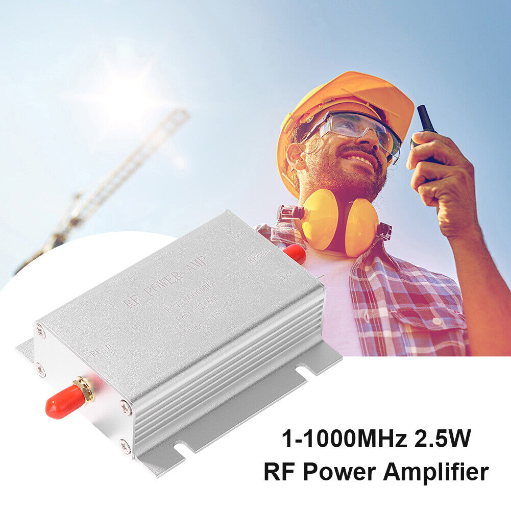 1-1000MHz 2.5W HF VHF UHF FM Transmitter RF Power Amplifier Amp for Ham Radio
