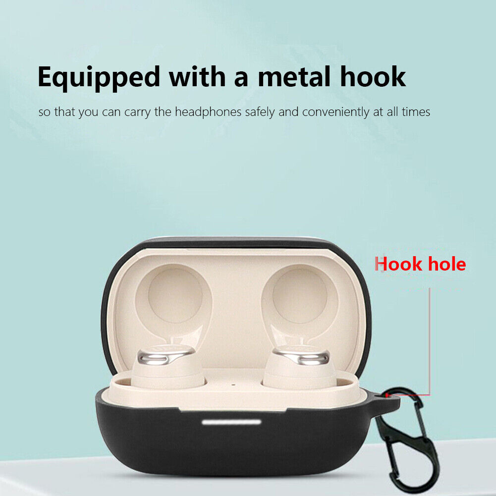 #A Silicone Earphone Charging Protective Cover Case with Hook for Reflect Flow P