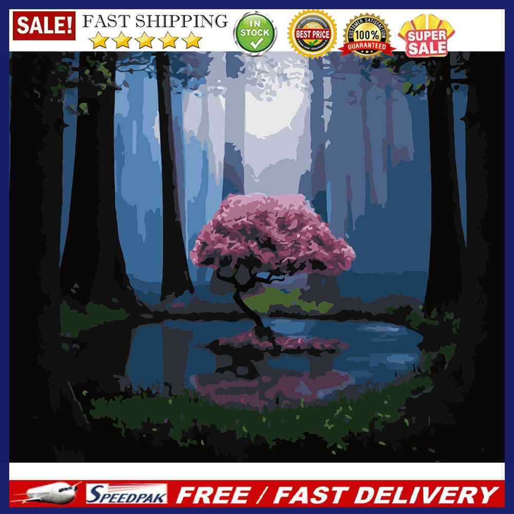 1 Set Acrylic Drawing On Canvas Wall Art DIY Oil Painting Home Decor Craft
