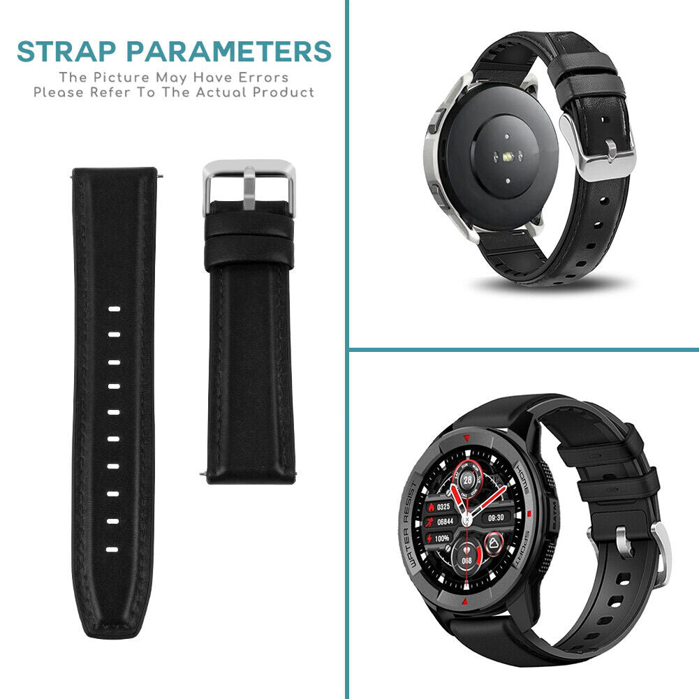 #A Waterproof Adjustable 22mm Watch Band Sports Bracelet Watch Wrist Strap