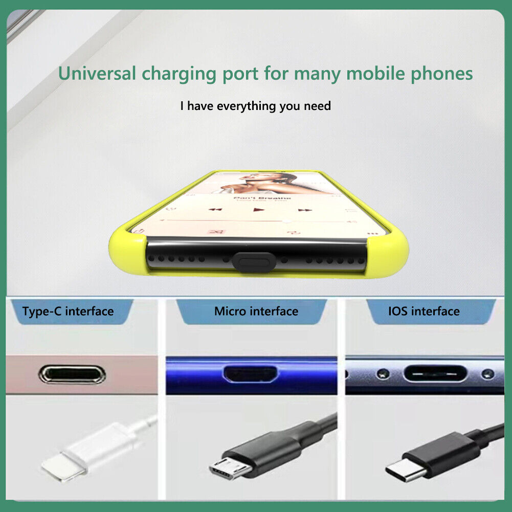 #A Phone Dustproof Plug Integrated Anti-lost Plug Charging Port Silicone Protect