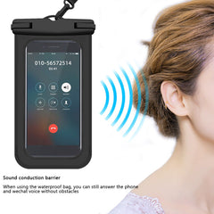 #A PVC Waterproof Phone Protective Case Beach Diving Swimming Mobile Phone Bags
