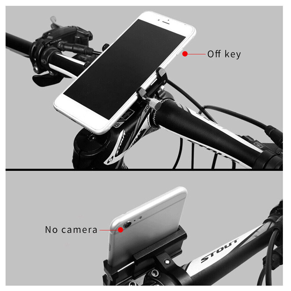 ZTTO Z-81 Bicycle Scooter Phone Holder MTB Bike Bracket Phone Stand (Black)