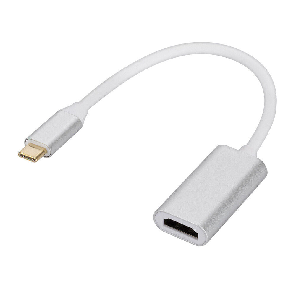 #A USB 3.1 Type-C To HDMI-compatible Converter Cable Portable Aluminum Alloy