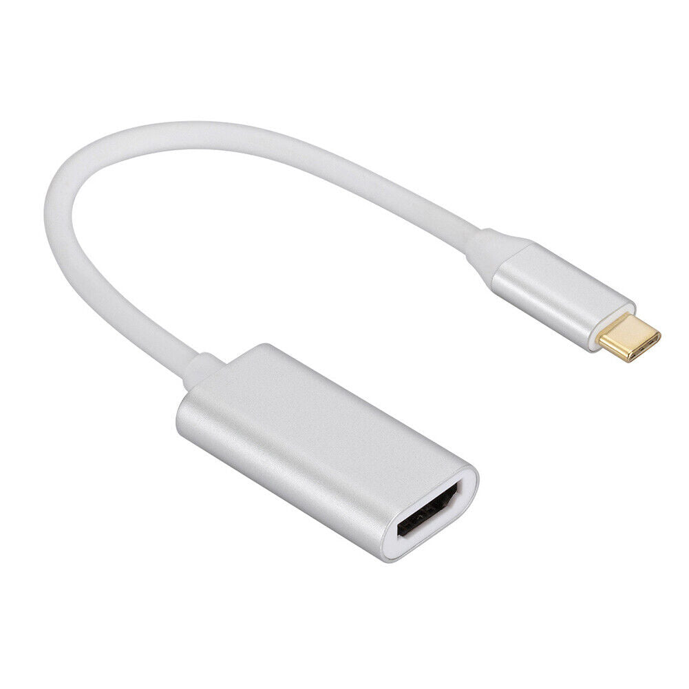 #A USB 3.1 Type-C To HDMI-compatible Converter Cable Portable Aluminum Alloy
