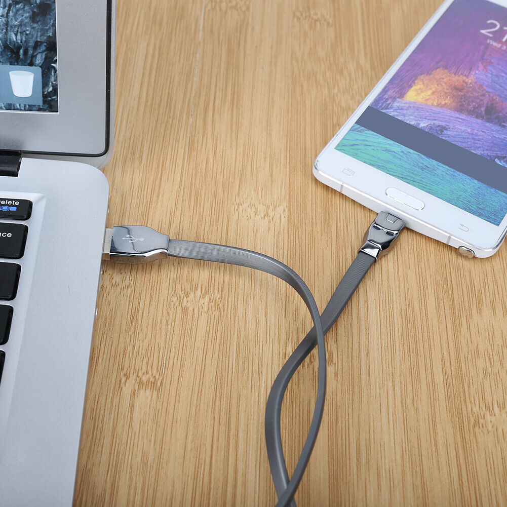 1.2M 2.4A Alloy Enclosure Micro USB TPE Fast Charging Cable for Android Device