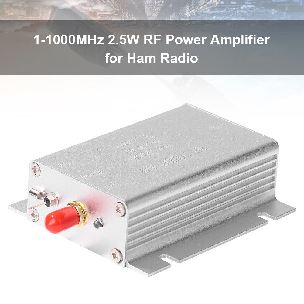 1-1000MHz 2.5W HF VHF UHF FM Transmitter RF Power Amplifier for Ham Radio Newly