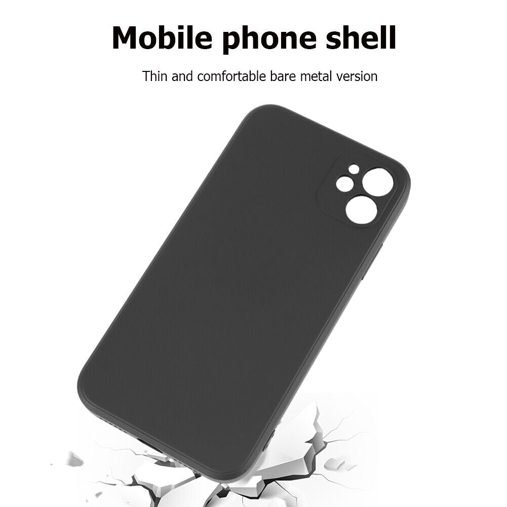 #A Mobile Phone Case Soft Liquid Silicone Phone Bumper Back Cover Shell for Phon